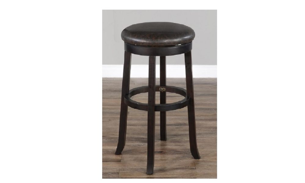30" Black Walnut Swivel Stool (1646BW-30)