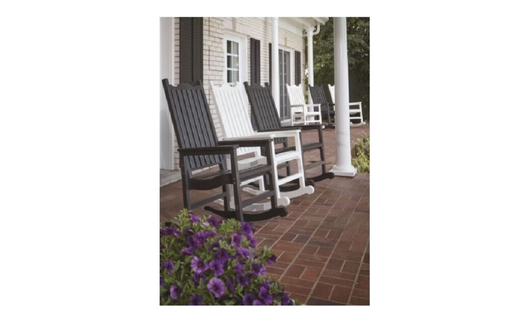 Porch Rocker - White • Keltic Furniture