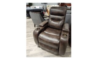 **Bradley Manual Swivel Recliner - Coffee