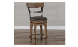 24" Doe Valley Metal Swivel Stool (1624BU-B24)