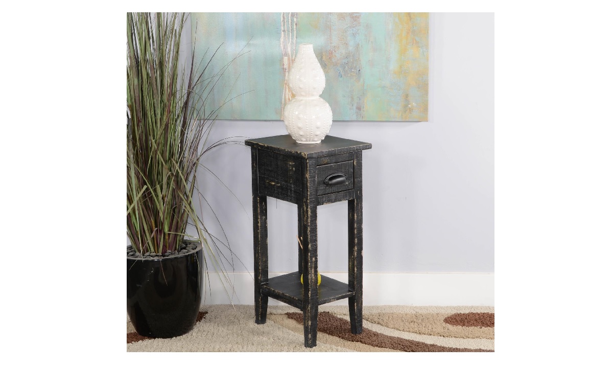 Black Sand Chairside Table (2077BS)