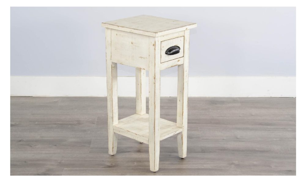 White Sand Chairside Table (2077WS)