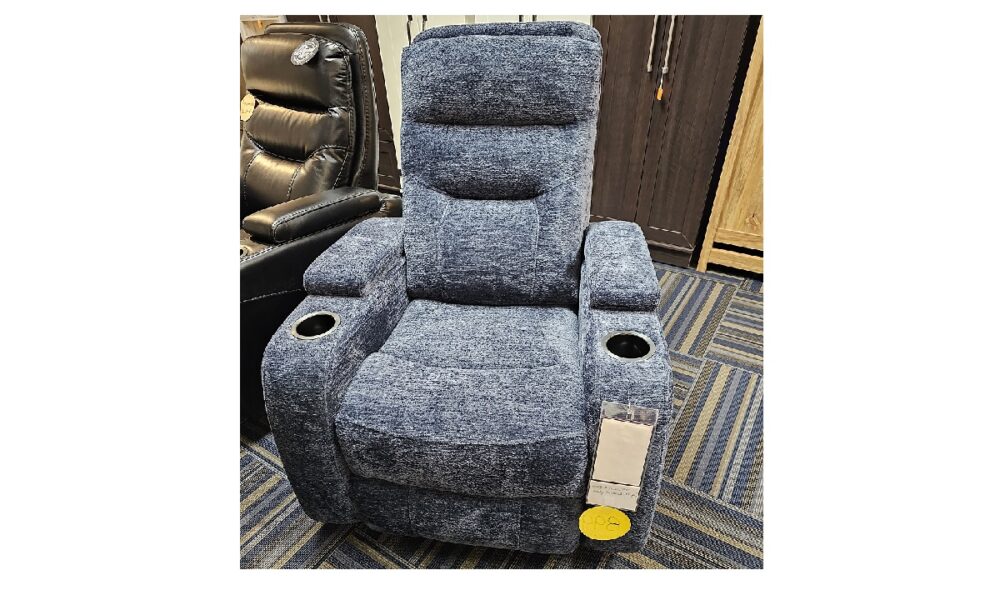 **Bradley Manual Swivel Recliner - Midnight