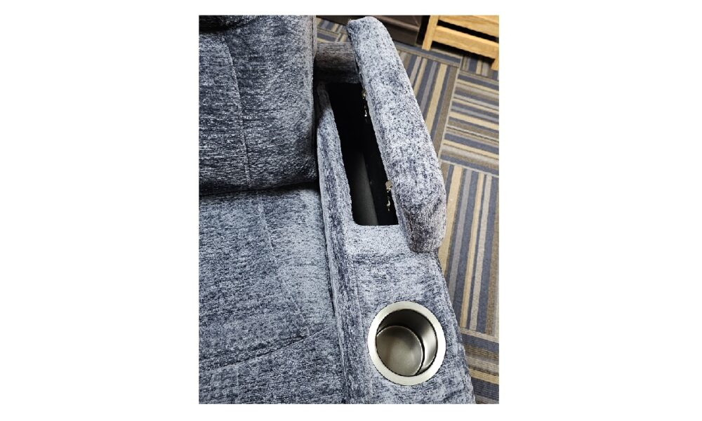 **Bradley Manual Swivel Recliner - Midnight - Image 2