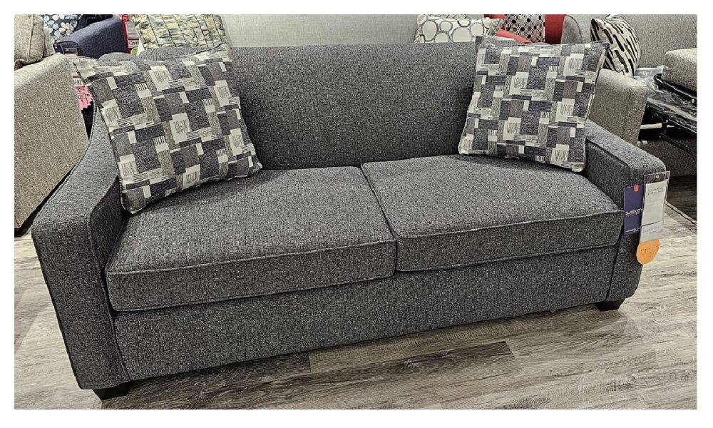 *Superstyle Rebecca Double Sofabed w/Gel Mattress (628) - Spectrum Charcoal