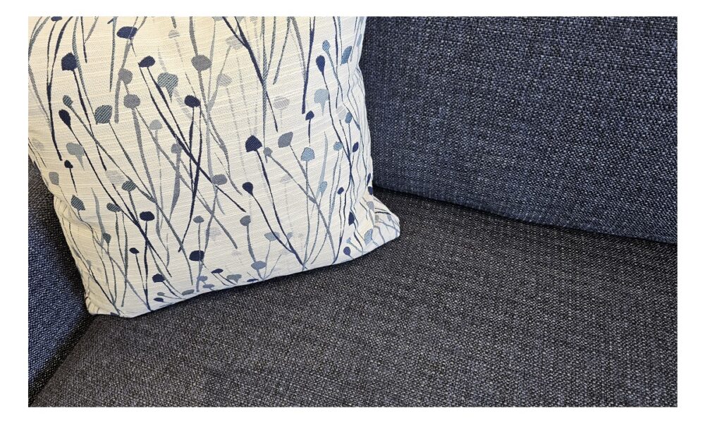 *Superstyle Rebecca Double Sofabed w/Gel Mattress (628) - Sugarshack Navy - Image 2