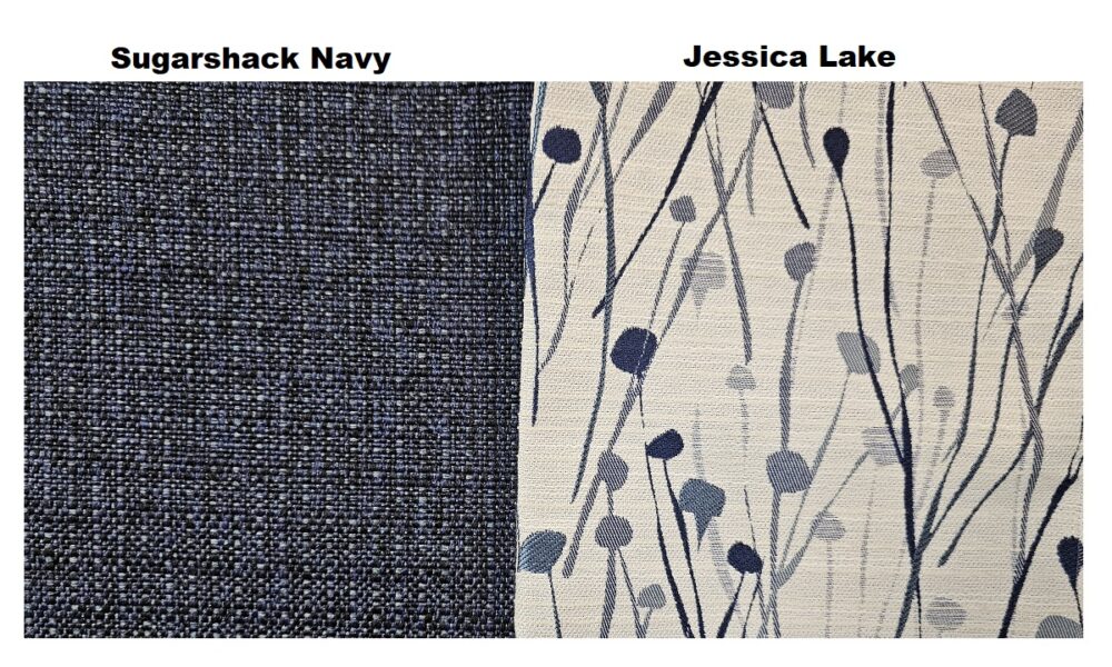 *Superstyle Rebecca Double Sofabed w/Gel Mattress (628) - Sugarshack Navy - Image 3