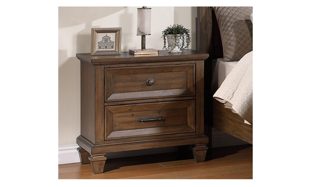 *6 Piece Mariana Bedroom Set - Vintage Mocha - Image 5