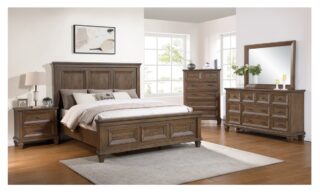 *6 Piece Mariana Bedroom Set - Vintage Mocha