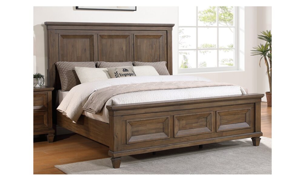 *6 Piece Mariana Bedroom Set - Vintage Mocha - Image 2