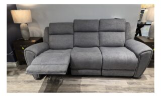 **Andrea Manual Reclining Sofa - Savannah Grey (71083)