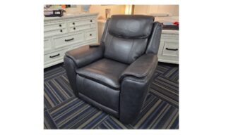 **Apollo Power Massage Recliner w/Zero Gravity - Softee Blueberry