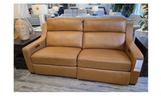 **Iris Power Sofa - Ajax Camel (80508)