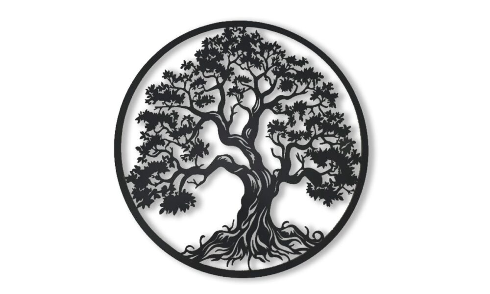 Leafy Tree of Life - Metal Art (ACT99266) - Image 2