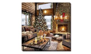 Rustic Cabin Warmth (LED25185)