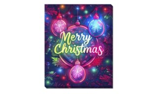 Merry Christmas Glow I (RPL25191)