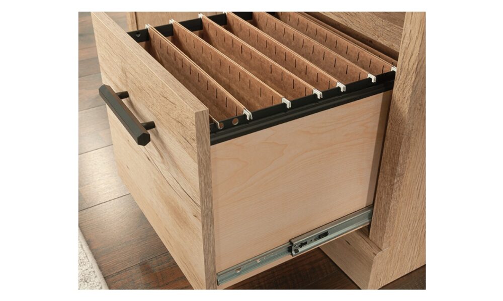Prime Oak Desk w/File Drawer (433958) - Image 7