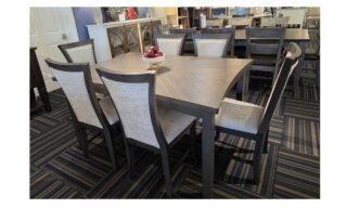 *7 Piece Flair Dining Set - Grey