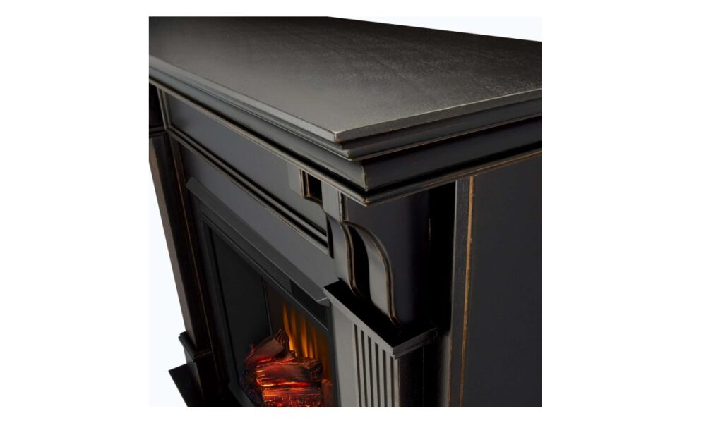 Ashley Fireplace - Blackwash - Image 5