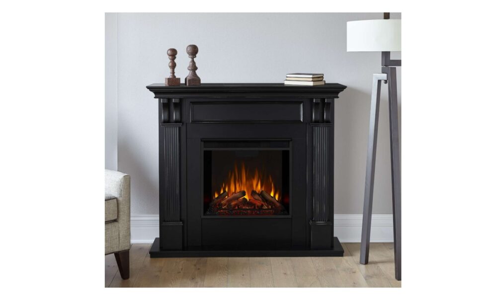 Ashley Fireplace - Blackwash