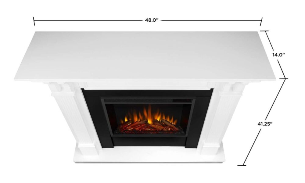 Ashley Fireplace - White - Image 3