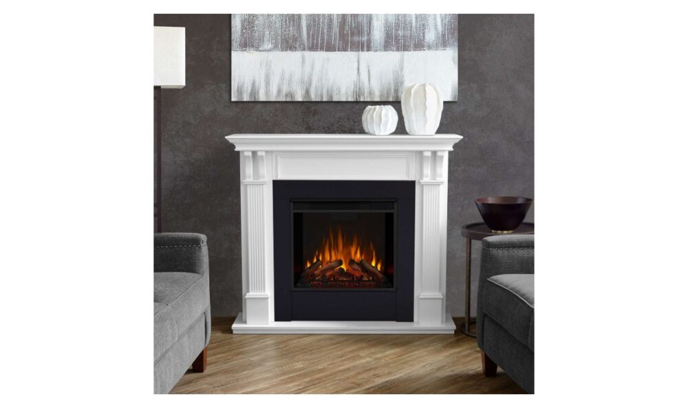 Ashley Fireplace - White