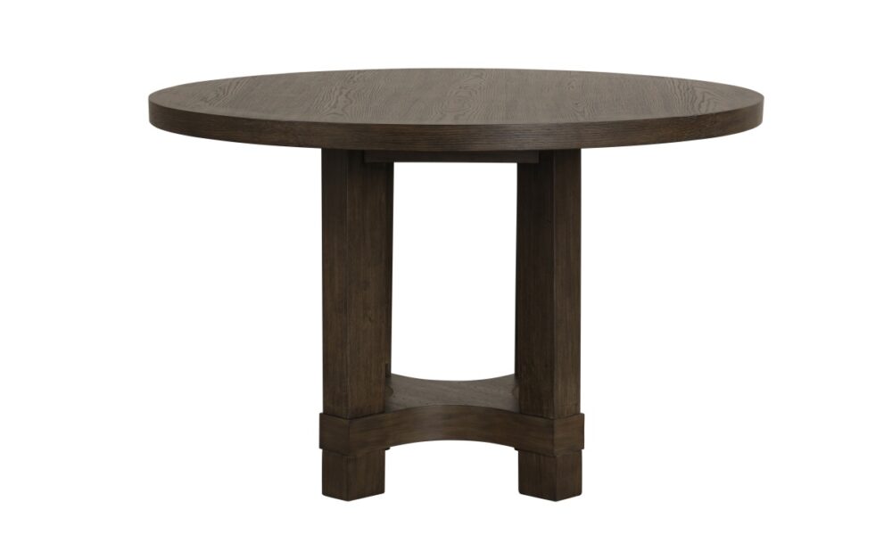 *5 Piece Cityscape Round Dining Set - Walnut - Image 3