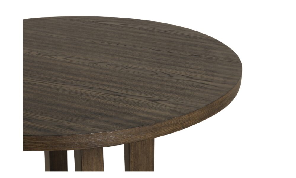 *5 Piece Cityscape Round Dining Set - Walnut - Image 4