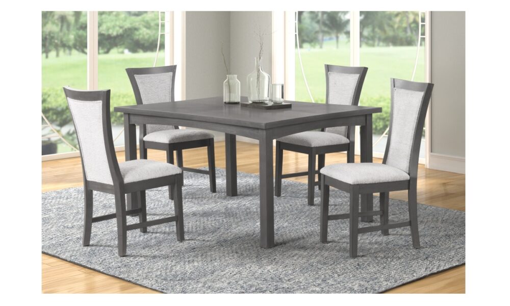 *7 Piece Flair Dining Set - Grey