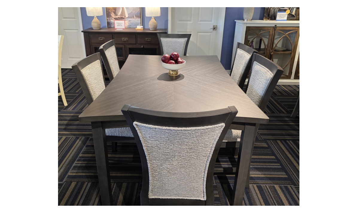 *7 Piece Flair Dining Set - Grey - Image 3