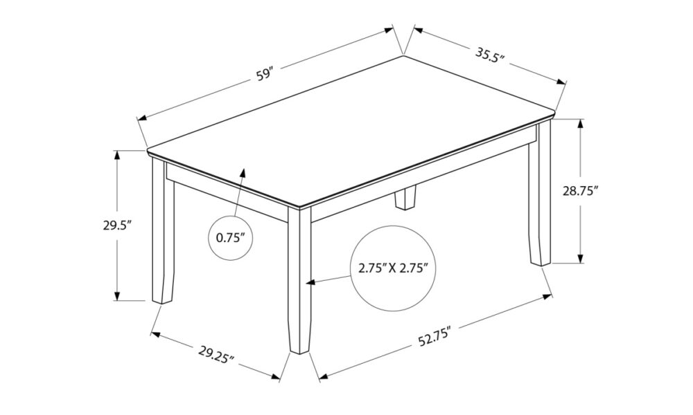 *7 Piece Dining Set - Antique Cherry (I 1354) - Image 6