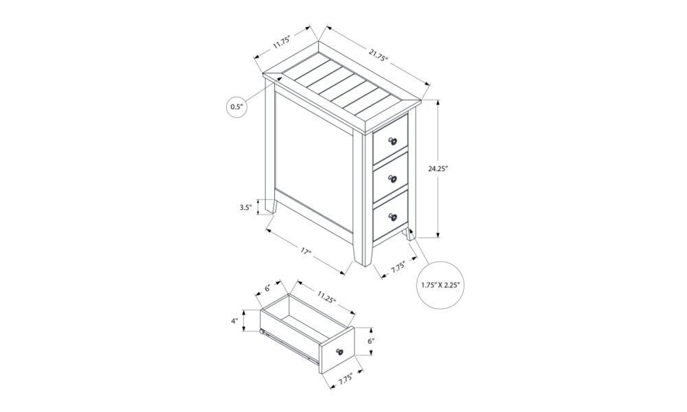 Espresso End Table (I 3959) - Image 10