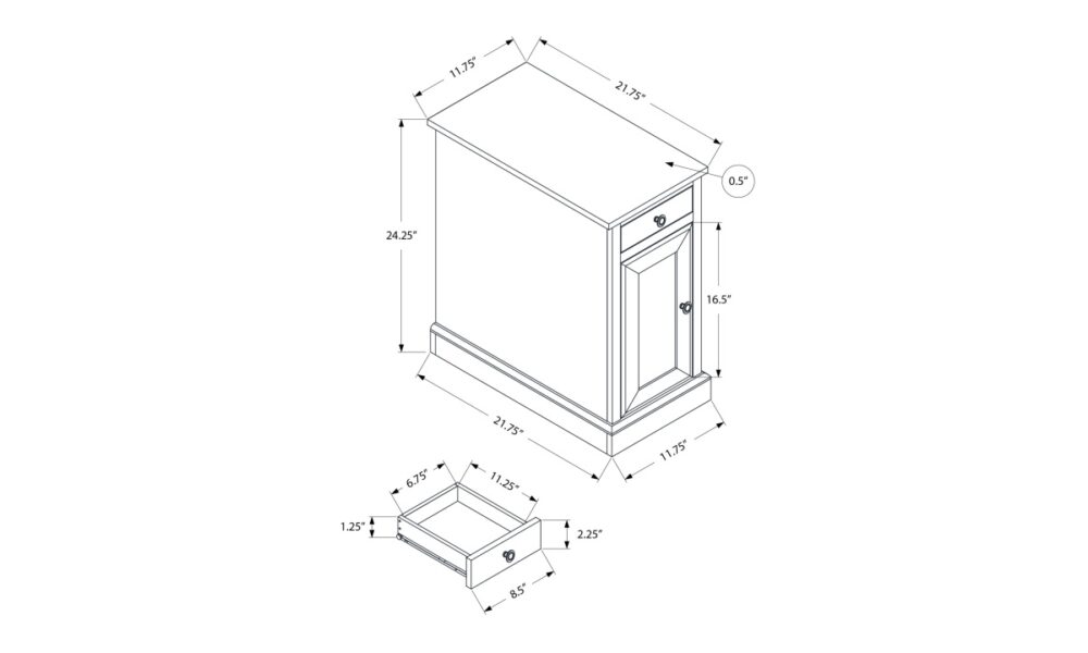 Espresso End Table (I 3964) - Image 5