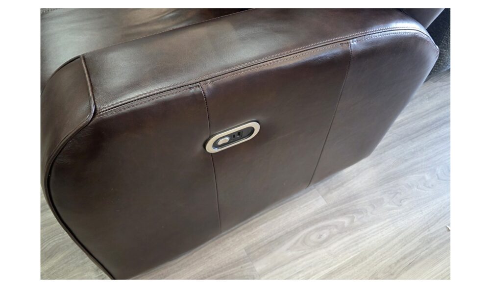 **Superstyle 9544 Reclining Sofa - Alaska Chocolate - Image 4
