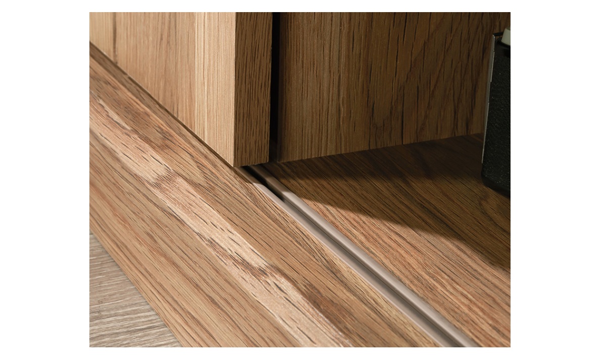 TV Credenza with Sliding Doors - Timber Oak (435104) - Image 10