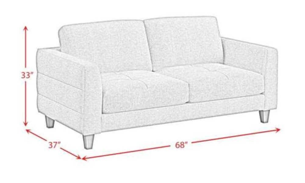 **Fuji Loveseat - Marlin Slate - Image 2