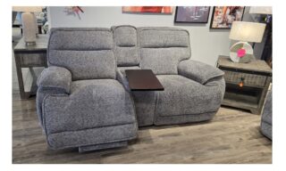 **Hudson Power Loveseat w/Zero Gravity - Tribeca Dark Grey