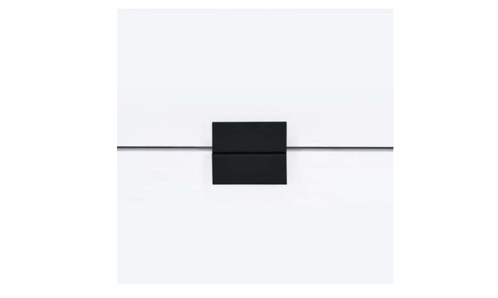 Lola Accent Nightstand - White/Black - Image 6