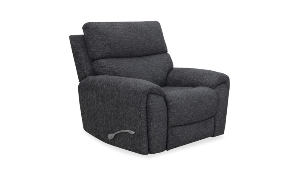 **Morgan Manual Swivel Glider Recliner - Duncan Charcoal (70898)