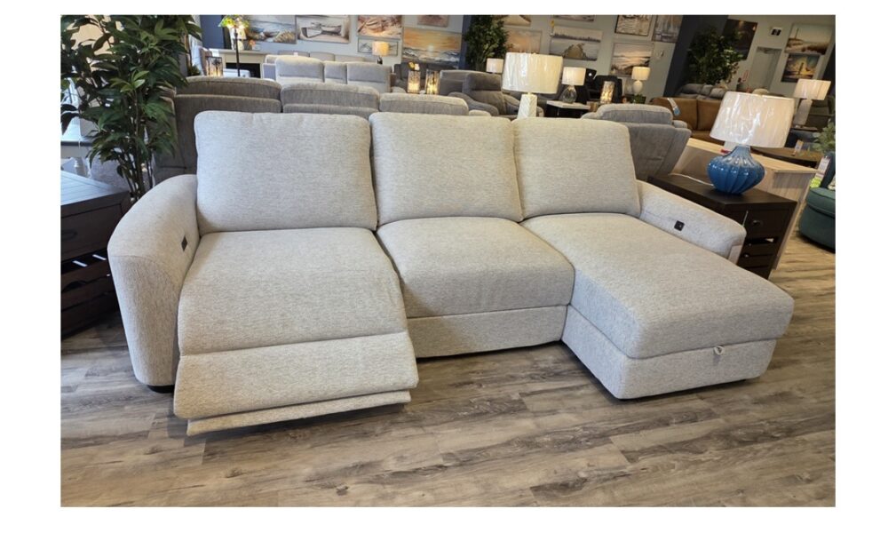 **Noah Power Reclining Sofa RHF Chaise - Duncan Coin