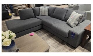 **Superstyle 6053 Sectional - Orion Charcoal