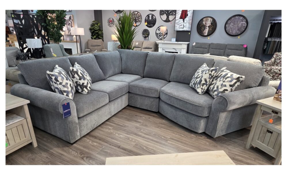 **Superstyle 9515 Sectional - Synergy Pewter