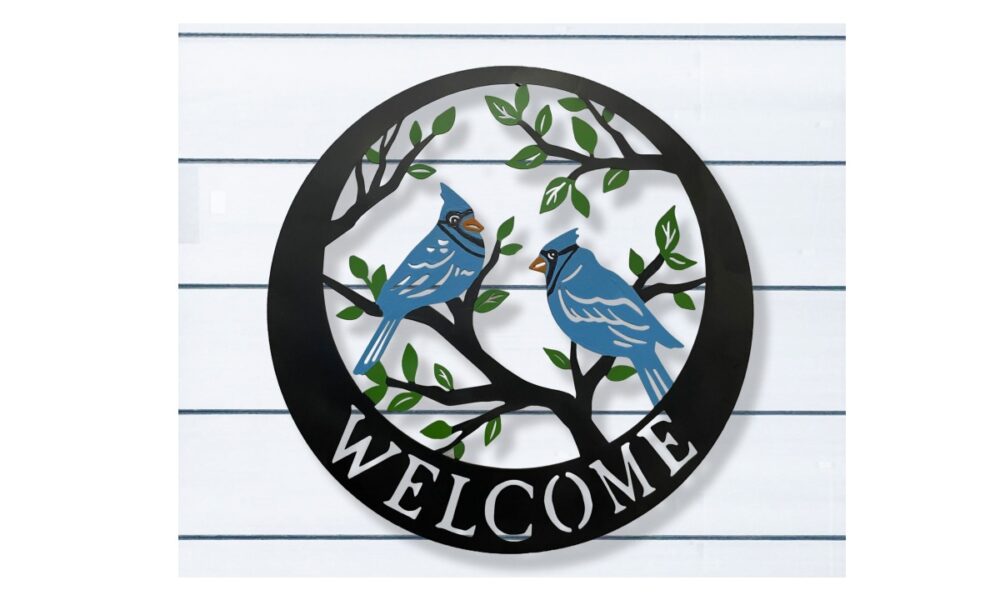 Blue Jays Welcome Metal Art (ACT99276) - Image 2