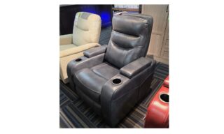 **Bradley Manual Swivel Recliner - Blueberry