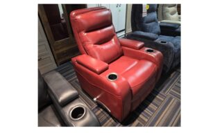 **Bradley Manual Swivel Recliner - Red