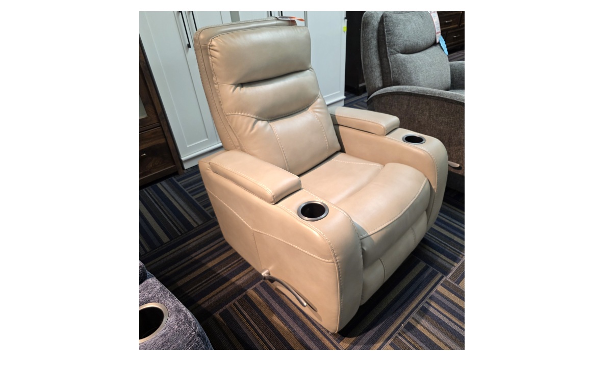 **Bradley Manual Swivel Recliner - Stone