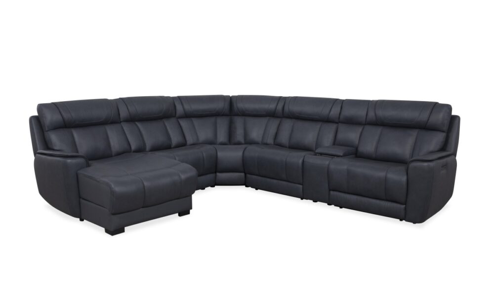 *Brielle Power Reclining Sectional w/LAF Chaise - Softee Grey
