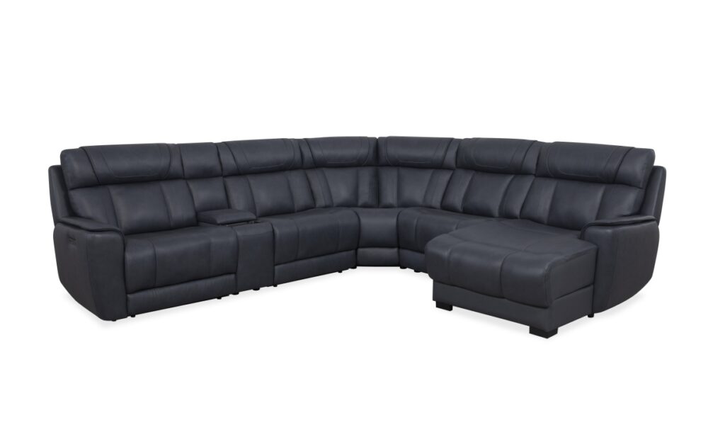 *Brielle Power Reclining Sectional w/RAF Chaise - Softee Grey