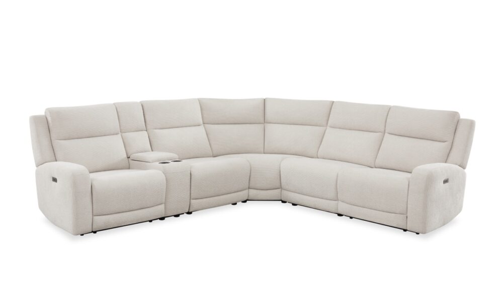 *Highland 5 Pc Power Sectional - Hyde Park Earth (71218M)