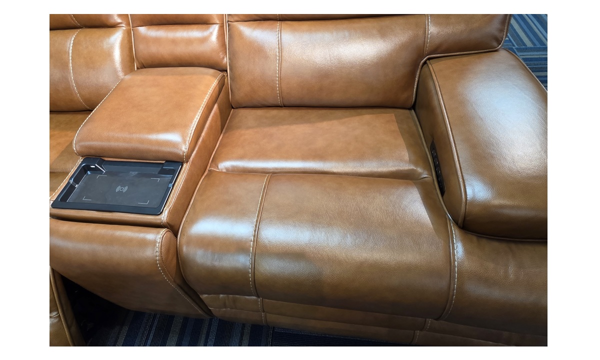 **Kendrick Zero Gravity Power Loveseat w/Lumbar - Softee Buckskin - Image 3